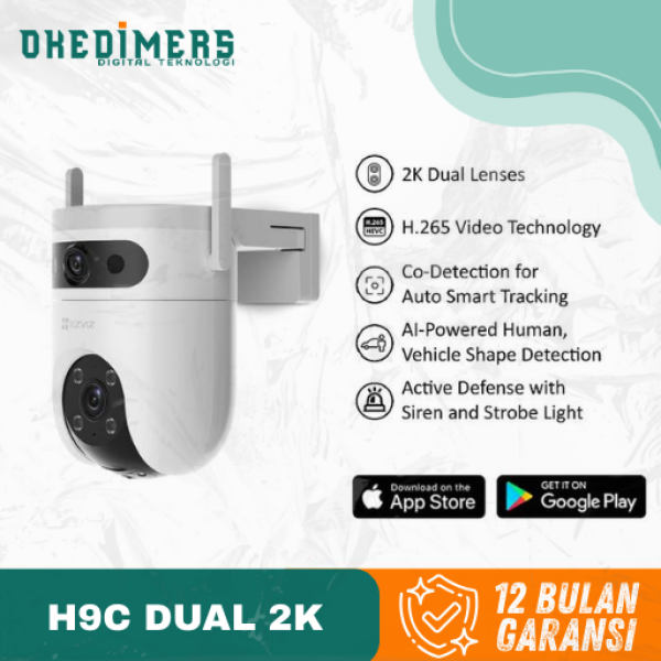 EZVIZ H9C 3+3MP DUAL CAMERA OUTDOOR CCTV